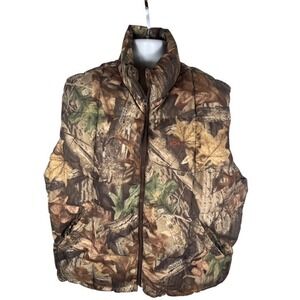 Walls 10x Mens SZ L 100% Duck Down Feathers Made in USA Camo Hunting Vest-1228